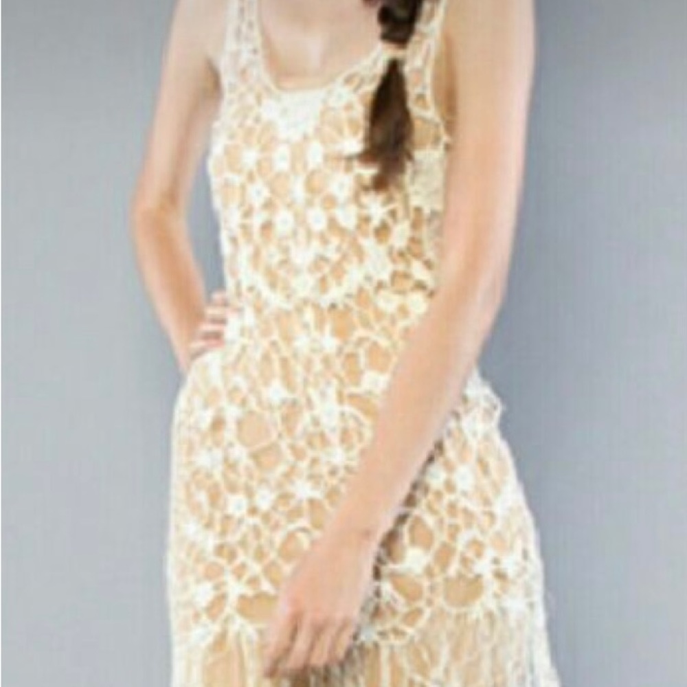 Boho free people dress.